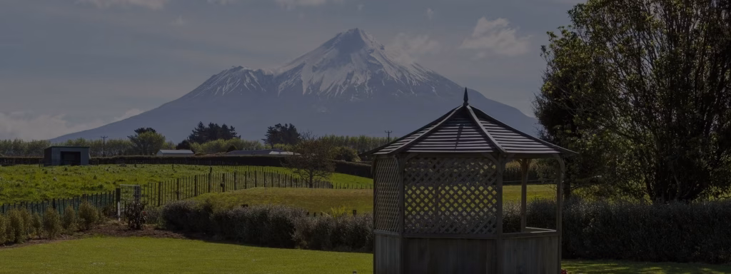 Mt Taranaki view at Amity Motel
